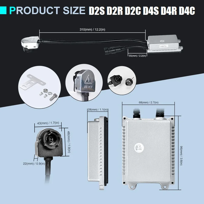 D1R D3S 12V D4 высокое CANBUS автомобиля D2C D1C D4R фар зажигания 24V D3C D2S лампы Напряжение 35 Вт HID D1S D4S D3R балласт D2R ксеноновая лампа