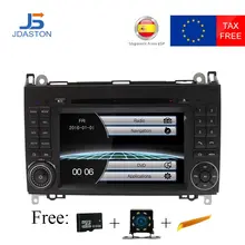 JDASTON 2 Din Auto Radio DVD GPS unità di Testa per Mercedes Benz B200 B Classe W169 W245 Viano Vito w639 Sprinter W906 Bluetooth