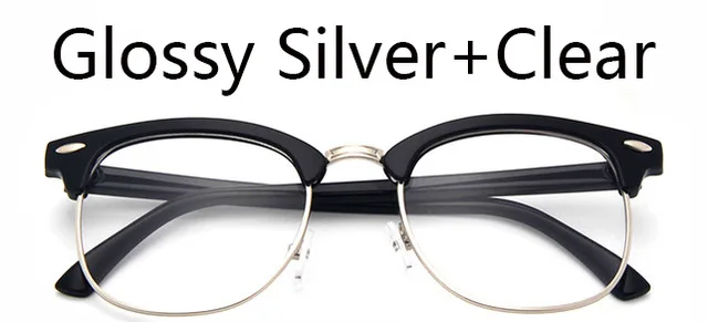 Классическая оправа для очков в стиле кошачьи глаза модные Gafas прозрачные женские очки Оптическая оправа Мужская полуоправа поддельные квадратные очки оправа - Цвет оправы: Bright black