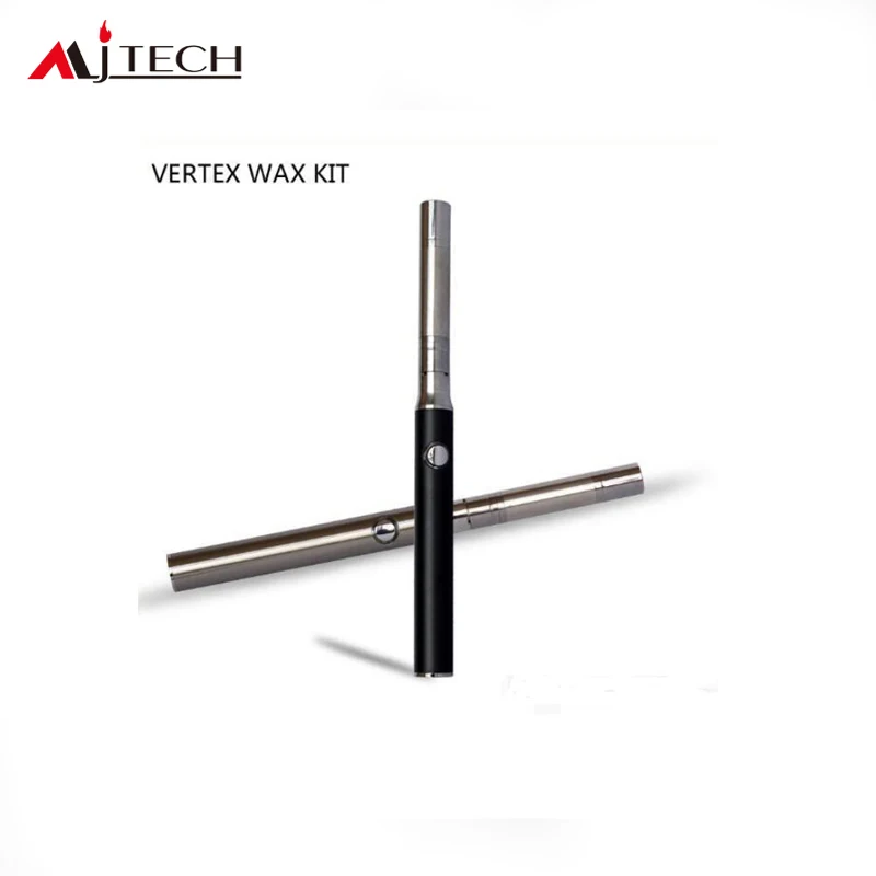 

10pcs/lot Vertex Premium Wax Vaporizer Kit 380mah preheat ego evod battery with B1 Wax Atomizer Tank Vape pen Kit 510 thread