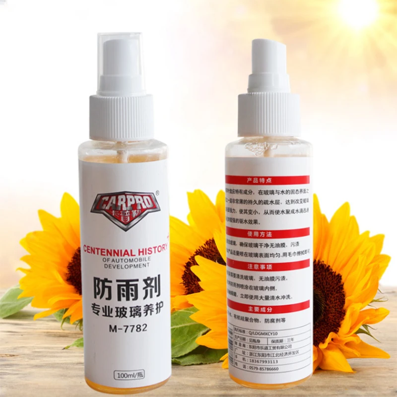 100ML Car Windscreen Rainproof Waterproof Agent Liquid Hydrophobic Agent Anti Fog Coating Agent For Home Glass Car Care