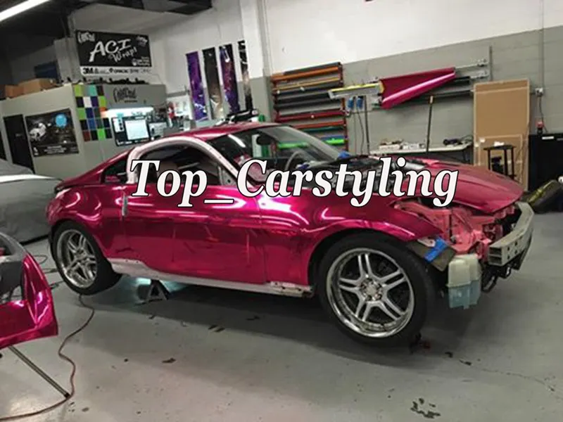 chrome gloss rose pink rose gold car wrawpping film STM CHROME MIRROR FOIL (5) - 