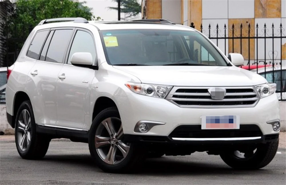 Для Toyota Highlander 2012 2013 Прозрачный автомобильный налобный фонарь с прозрачными линзами, передняя крышка для авто