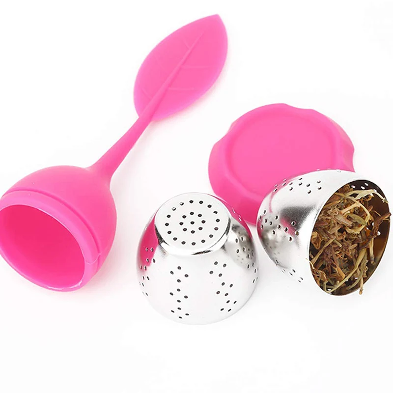 Loose Leaf Herbal mint tea bags Teapot Sweet Leaf Tea Infuser Strainer Filter Silicone Tea Drip Tray Included Loose Tea Steeper Loose Leaf Herbal mint tea bags Teapot Sweet Leaf Tea Infuser Strainer Filter Silicone Tea Drip Tray Included Loose Tea Steeper