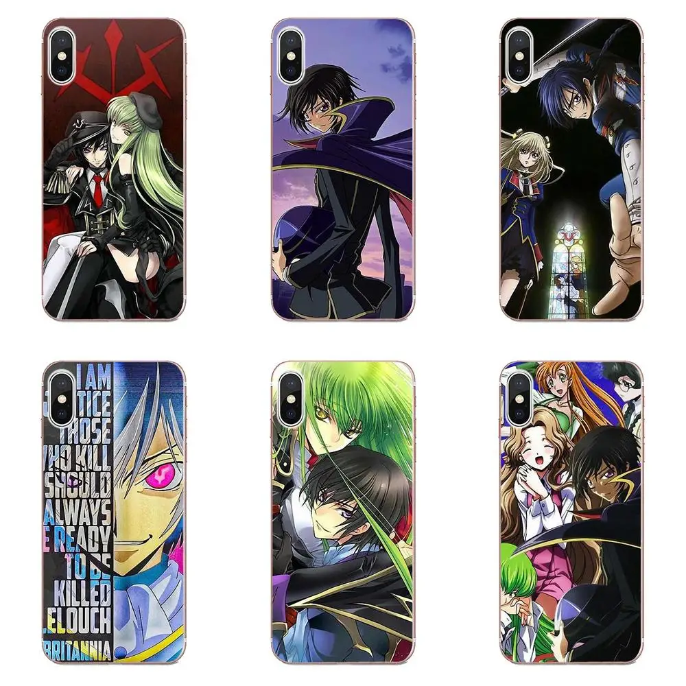 Код Geass Letouch Cc Diy Окрашенные для Xiaomi Mi3 Mi4 Mi4C Mi4i Mi5 Mi 5S 5X 6 6X A1 Max Mix 2 Note 3 4|Чехлы-накладки|