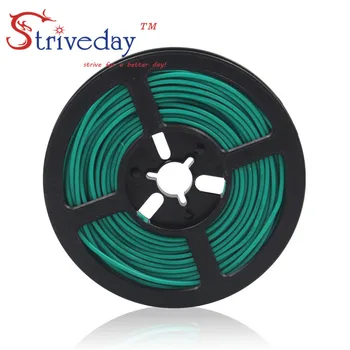 

50 meters (32.8 ft) 24AWG Flexible Rubber Silicone Wire Tinned copper line PCB DIY Electronic cable 10 colors to choose from