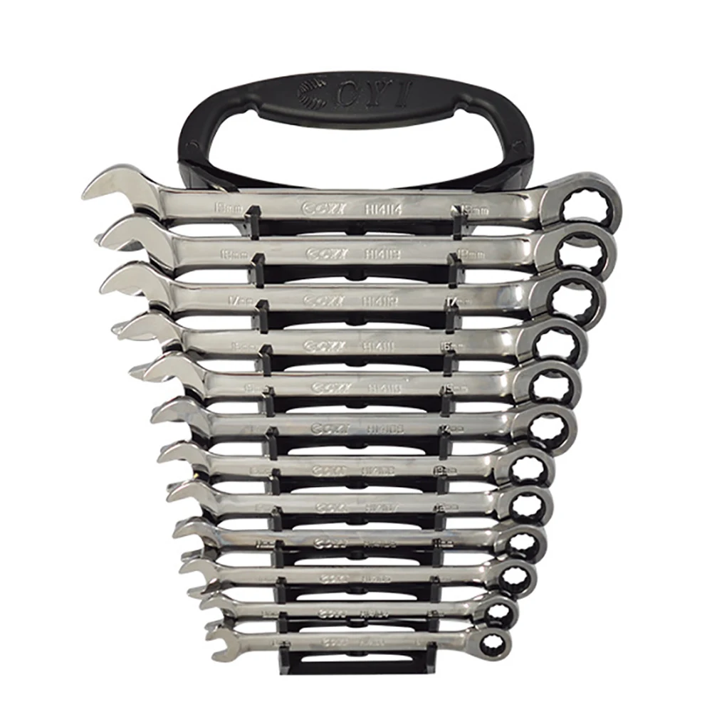 

12 Pcs Metric Full-polished Dual-purpose Quick-action Set