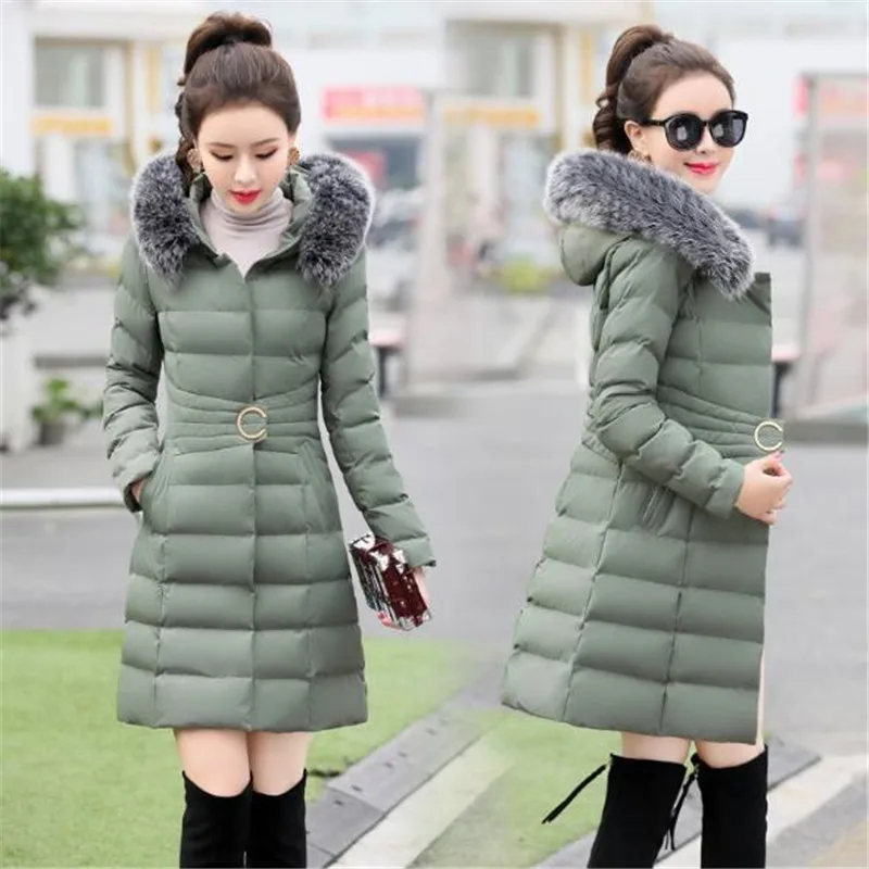 Coton Élégant Outwear Manteau À Qualité 1 Hiver 2 4 Nouveau Fourrure Mode Haute Capuchon Parka Col Femmes 5 De Longue Chaud Mince Femme 2018 Grand 3 Veste q1fwn7wv