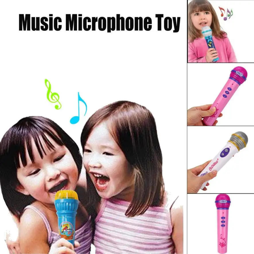 Девочки микрофоны для мальчиков игрушечный микрофон для Караоке Пение ребенок Забавный подарок музыкальная игрушка Cherryb