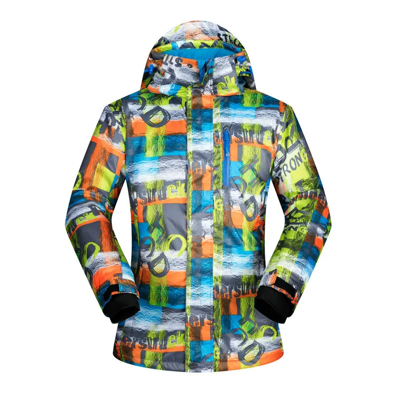 Лидер продаж, мужские лыжные куртки, уличная походная зимняя одежда с капюшоном, ветрозащитная Водонепроницаемая мужская куртка для катания на лыжах и сноуборде