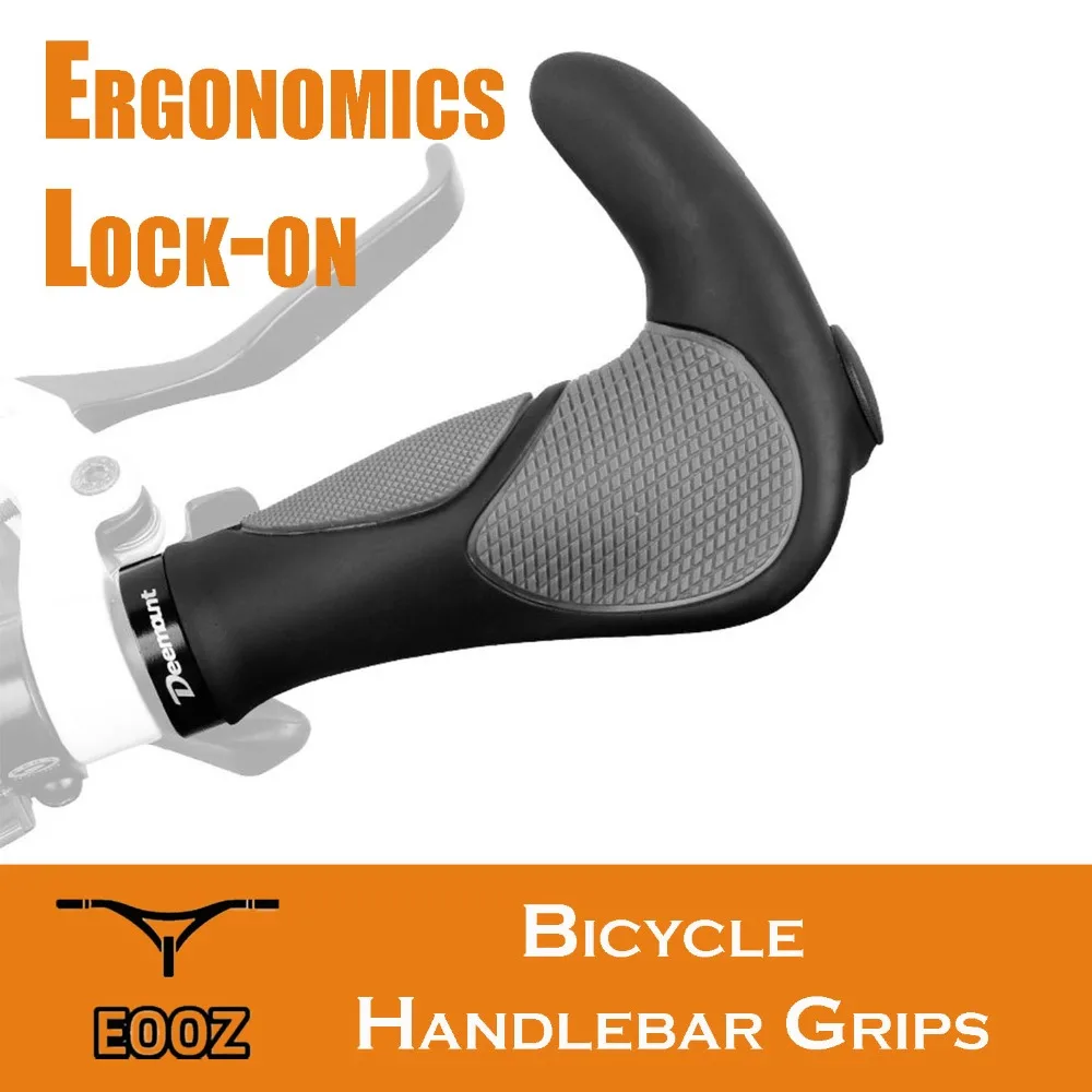 

Bicycle Grips Lock-on TPR Rubber Integrated MTB Cycling Hand Rest Handlebar Casing Sheath Shock Absorption Fit 22.2mm