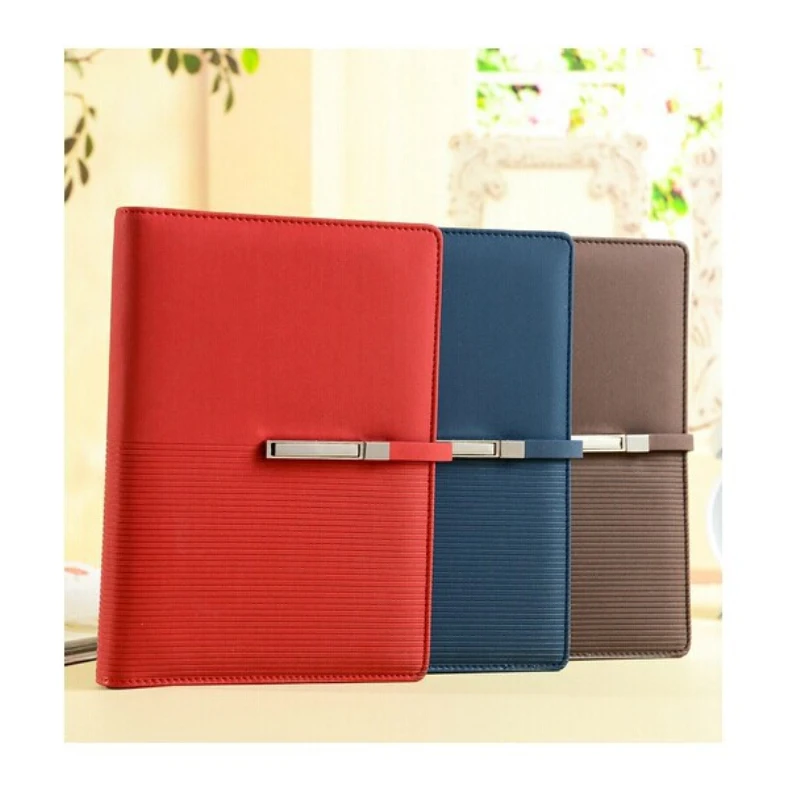 High Quality PU Leather Spiral Notebook Stationery Business Loose leaf
