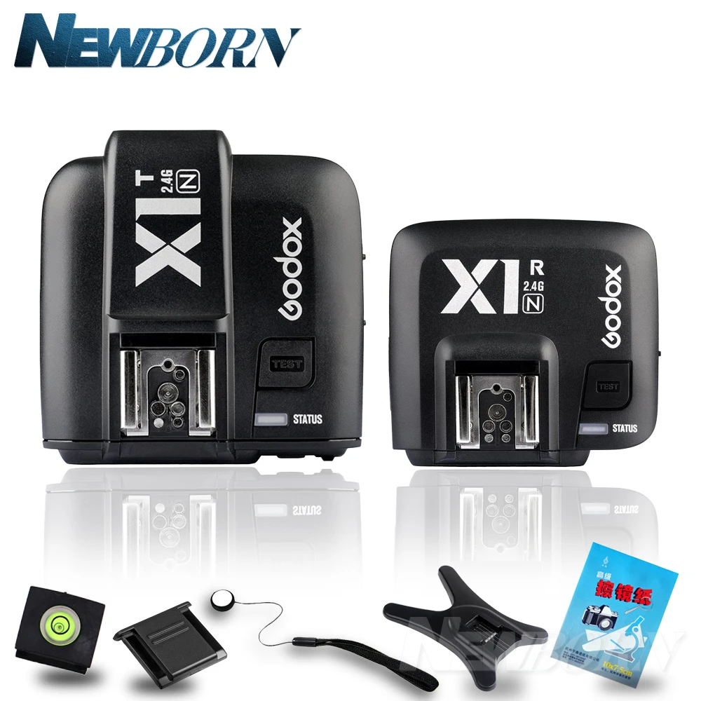 Триггер вспышки GODOX X1N TTL 2 4G беспроводной X1T N передатчик + X1R приемник для Nikon D800 D3X D3