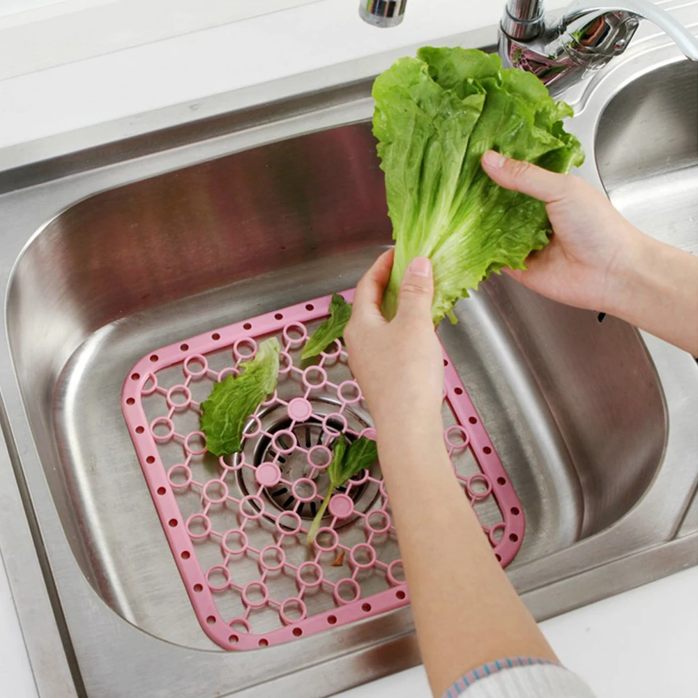 Durable Kitchen Sink Mat Table Placemats Kitchen Sink Drying Rack Draining Mat Insulation Pad for Drying Dishes