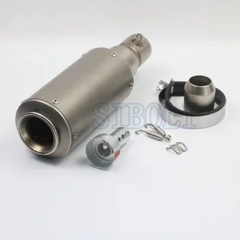 

51MM Motorcycle Modified Exhaust Pipe With DB Killer Silencer Scooter Fit Most Motorbikes AK101