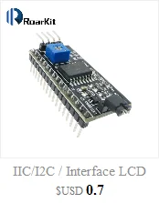 1602 16x2 HD44780 для Arduino Character lcd/w IIC/iec модуль адаптера последовательного интерфейса DIY KIT