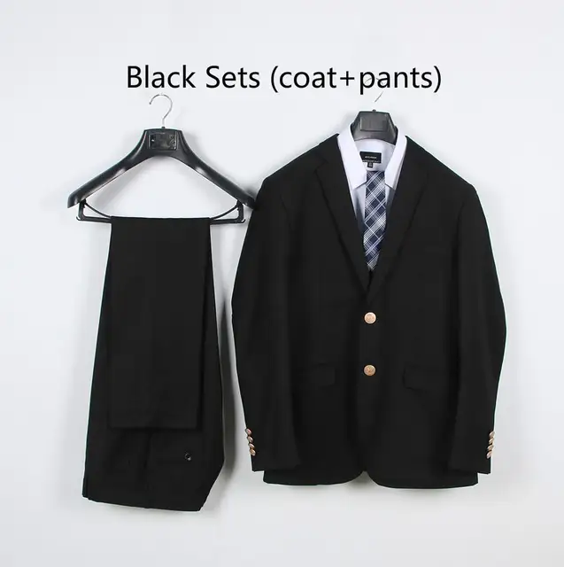 New Mens Blazer Jacket British Style Japanese Korean School Uniform