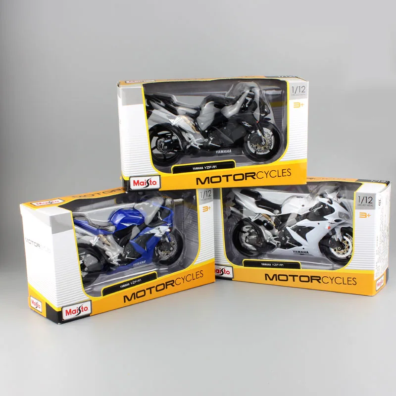 1:12 абсолютно новые детские мини модели Yamaha Supercross YZF R1 литые под давлением мотора