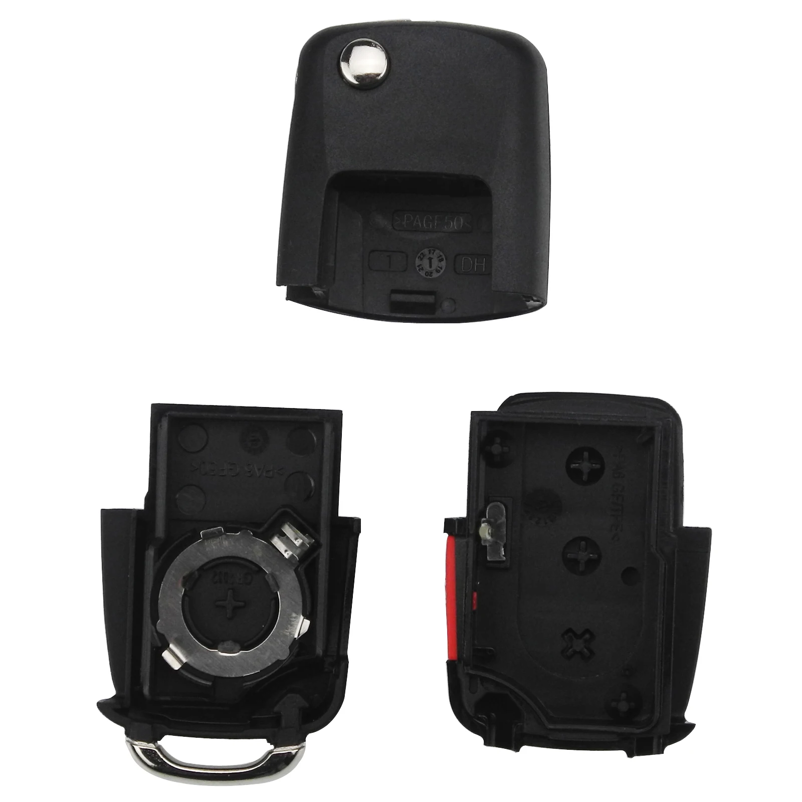 Keyforkess 30pcs 2 Pulsante di Vibrazione A Distanza Chiave Dell'automobile Borsette per VW Volkswagen MK4 Bora Golf 4 5 6 Passat polo Bora Touran Touareg - HTB1Yl5uo3vD8KJjSsplq6yIEFXao