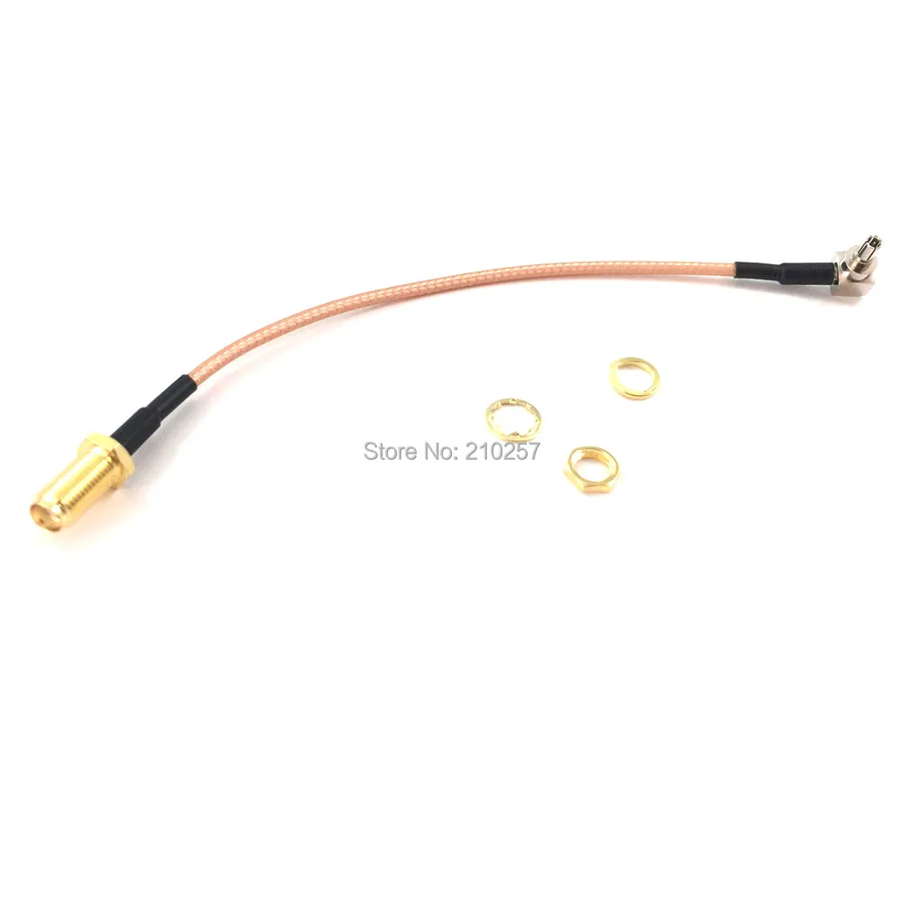 

1pcs Sma Female Conenctor to Crc9 Coaxial Cable RG316 15cm For Huawei 3G 4G Modem