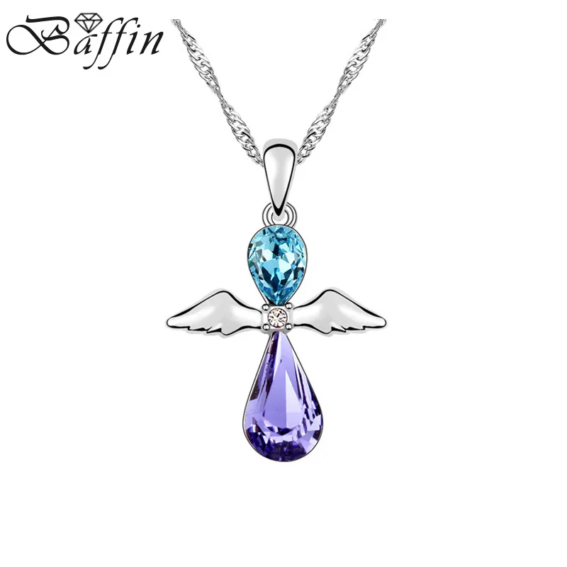 

BAFFIN Crystal Pendant Necklace Fashion Jewelry Girls Lovers Best Gifts Made With Swarovski Elements