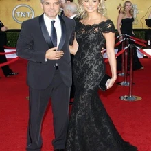 Новое Эксклюзивное Платье-Русалка с аппликацией и коротким рукавом с кружевом, платья для красной дорожки, имитация знаменитостей