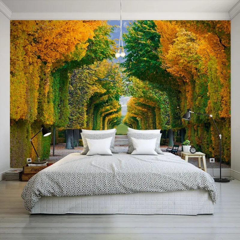 

Dropshipping Colomac Wallpapers for Living Room 3D Wallpaper Murals Modern Stereo Forest Landscape Wallpaper Papel De Parede