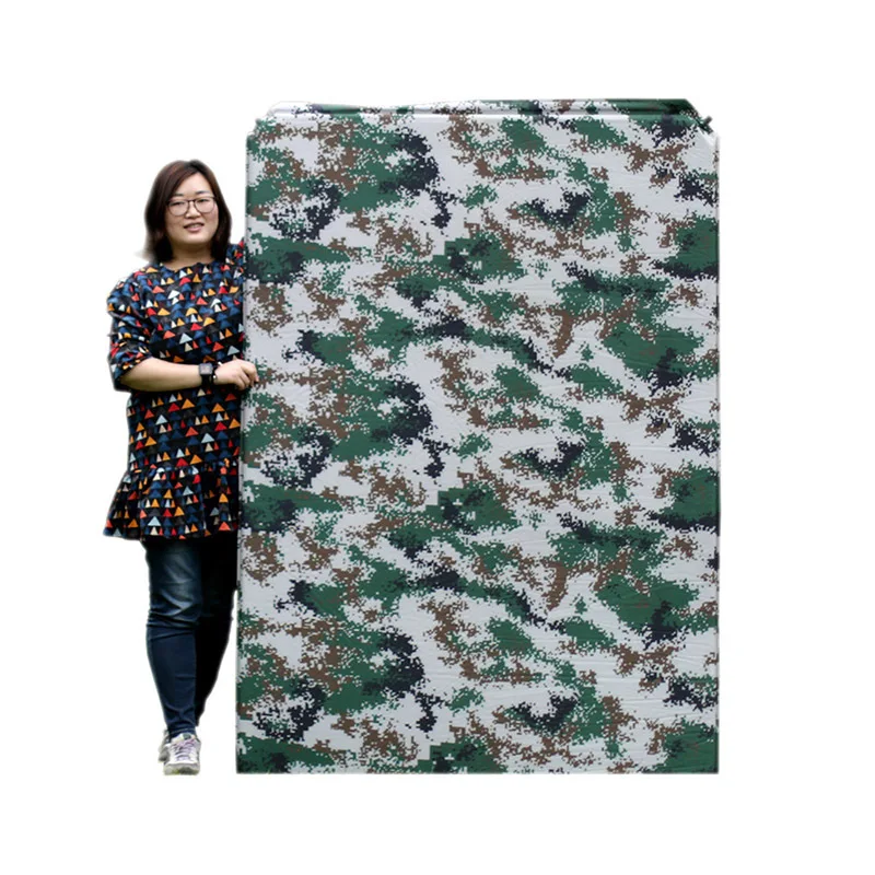 

Camouflage Automatic Inflatable Camping Mat Moistureproof Cushion Travel Air Mattress Sleeping Pad Tent Mat HW126