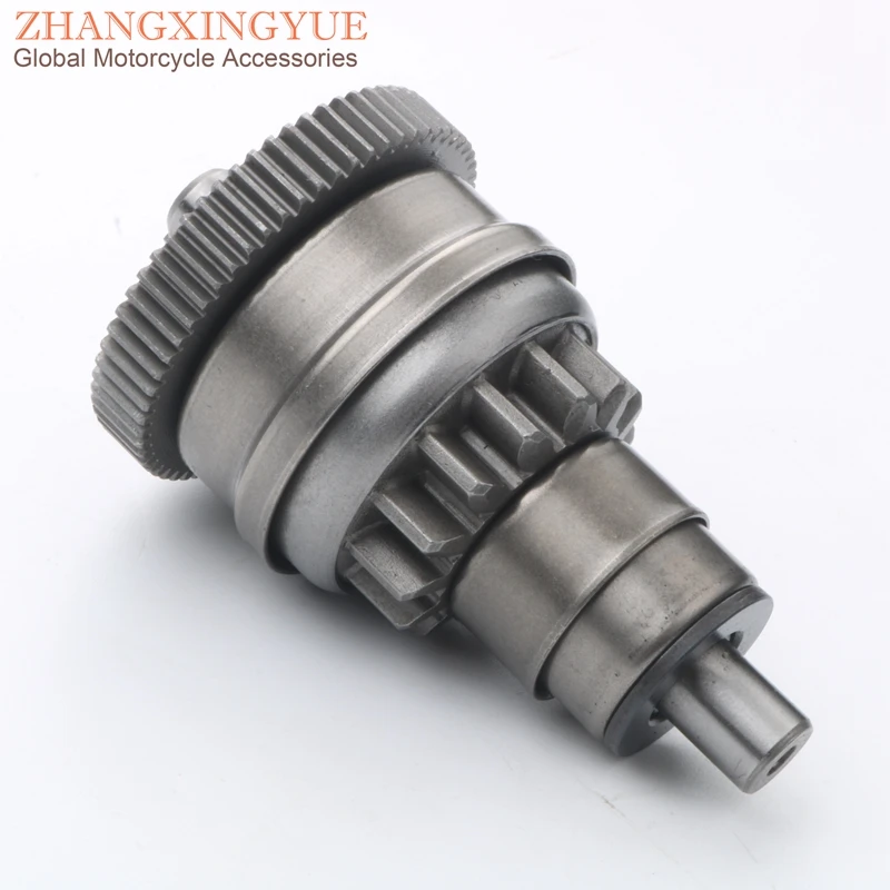 

Starter Motor Clutch Gear for PIAGGIO Nrg Extreme Mc3 Power Dd 50 Ntt 50 Sfera Maquillage 2 Rst 50cc 14T/63T 82531R 100254670 2T