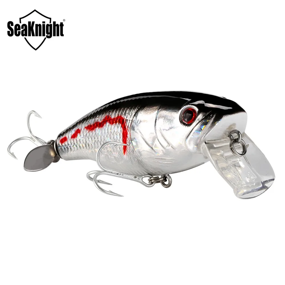 

SeaKnight SK047 Minnow Floating Fishing Baits 14.5g 72mm 2.8in 0-0.5M with Propeller Strong VMC Hook 3D Eyes Hard Fishing Lures