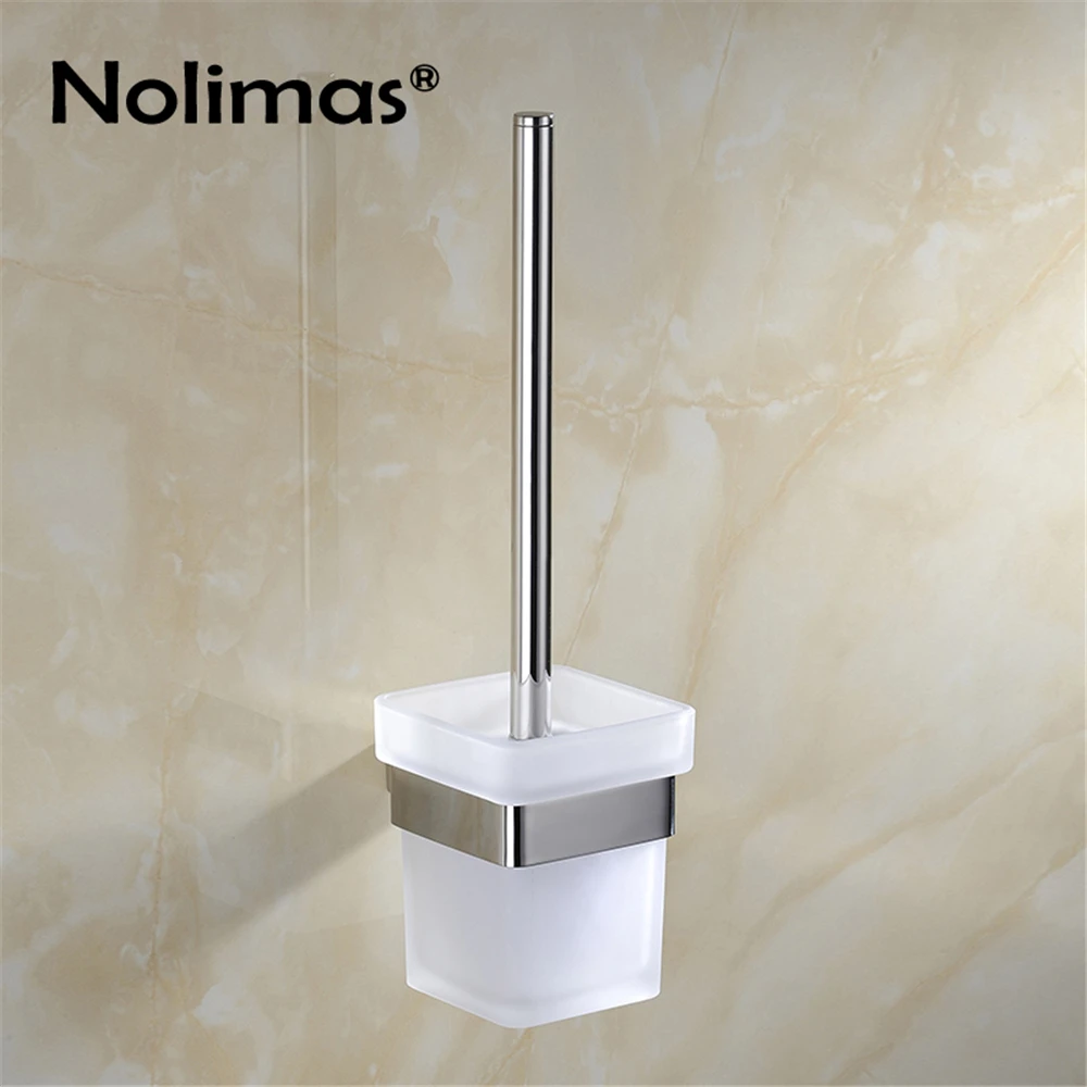 

Mirror Effect SUS 304 Stainless Steel Toilet Brush Holder Bathroom Toilet Brush Cup Holder Rack Bathroom Brush Shelf