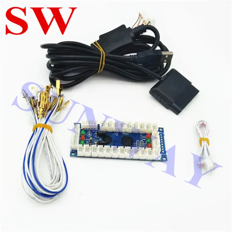 USB кодировщик для аркадных игр на продажу устройство контроллеров 2Pin Rocker + Sanwa