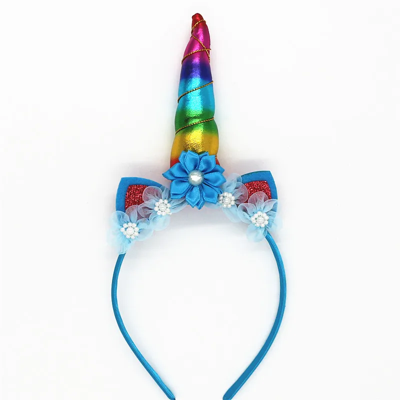 

Kids Party Unicorn Horn Flower Cat Ears Headband Children Headwear Hair Hoop Hairbands Kids Hair Accessories