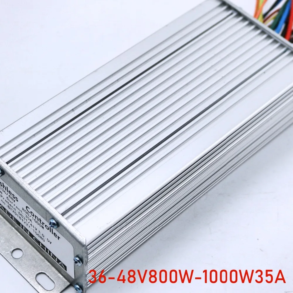 Discount 15 Mosfets 36V/48V 800W 1000W 35A Dual mode Sensor/Sensorless BLDC Electric Bicycle/Scooter Controller 1
