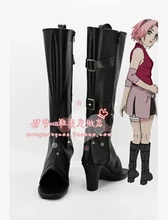 New Haruno Sakura Anime Naruto Uchiha Itachi cosplay costume Temari Ninja shoes cosplay boots