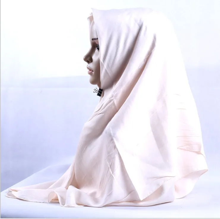 10 шт./лот Малайзии площади мгновенных платок-хиджаб Исламский хлопок шарфы для женщин шаль мусульманский головной платок обёрточная