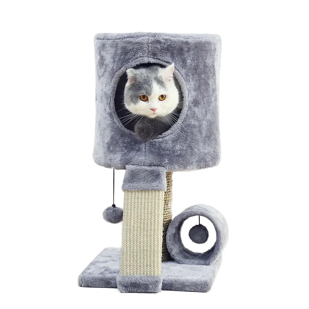 

Pet Cat Climbing Tree With Scratching Post Board Ladder Cat Jumping Standing Frame Cat Furniture Cat Kitten Play House