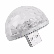

Flash sound detect USB Mini Colorful Neon Light Stage Party Light LED Disco DJ Stage Karaoke voice control Color Change