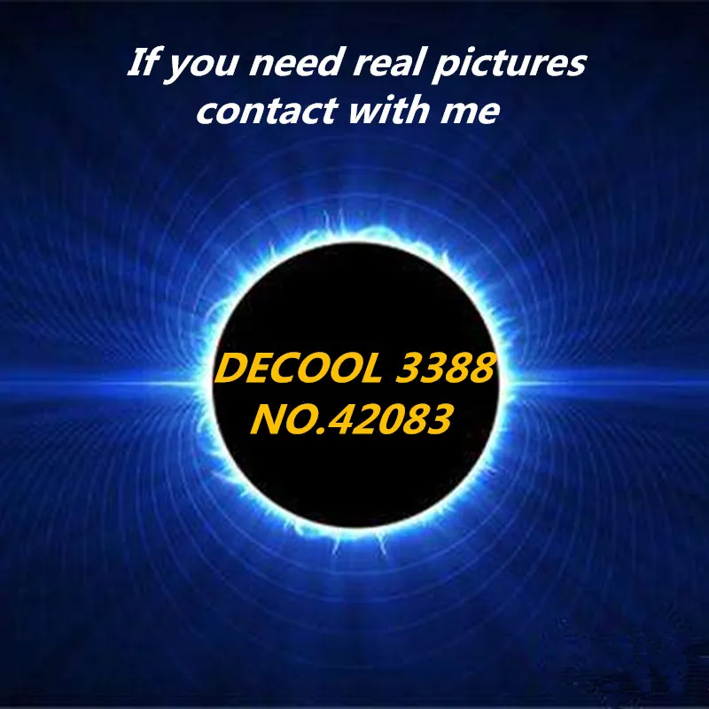 

DECOOL 3388 3368 bugattied Chiron superCar Racing set Compatible 42083 Model Building Blocks Bricks Toy decool Technic