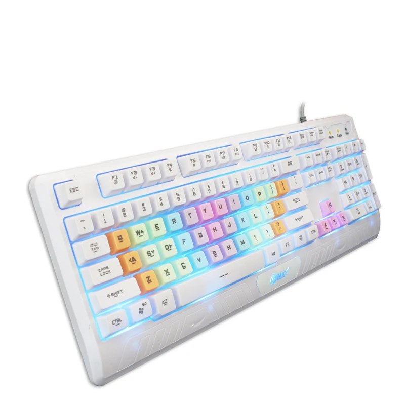 

Backlit Keyboard Scissors Feet Gamer USB Wired Keyboard Mouse Mechanical gaming Keyboards for MAC LAPTOP Android TV BOX