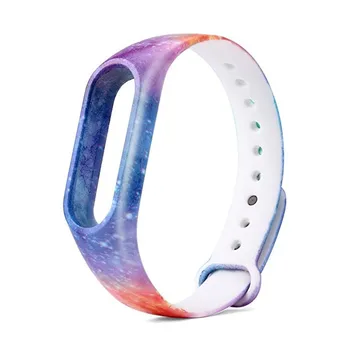 

2019 Wristband Band Strap For Xiaomi Mi Band 2 Bracelet Fashion Casual Women Watch Bands Pin Buckle Replacement Silica Gel