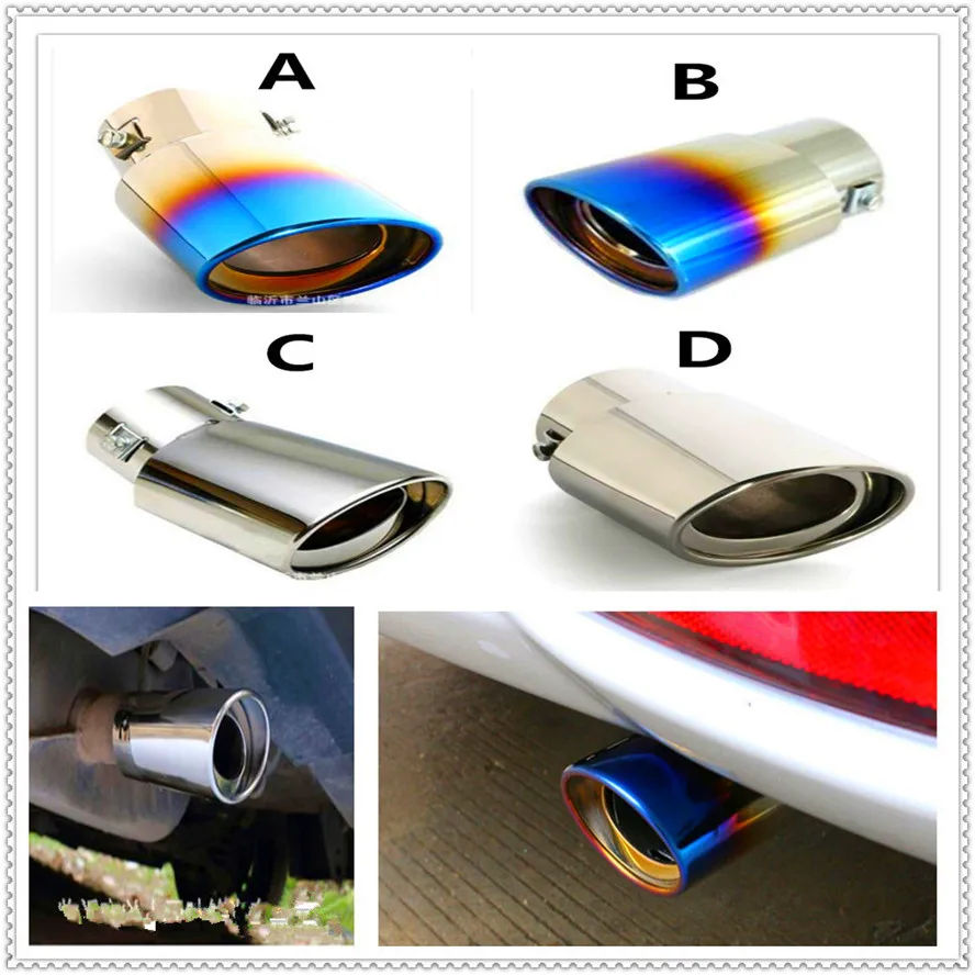

304 Steel Car Exhaust Muffler Tip pipe cover Tail For Infiniti G37 FX50 FX37 FX35 Essence EX37 QX QX60 Q30 Q70L M35h JX