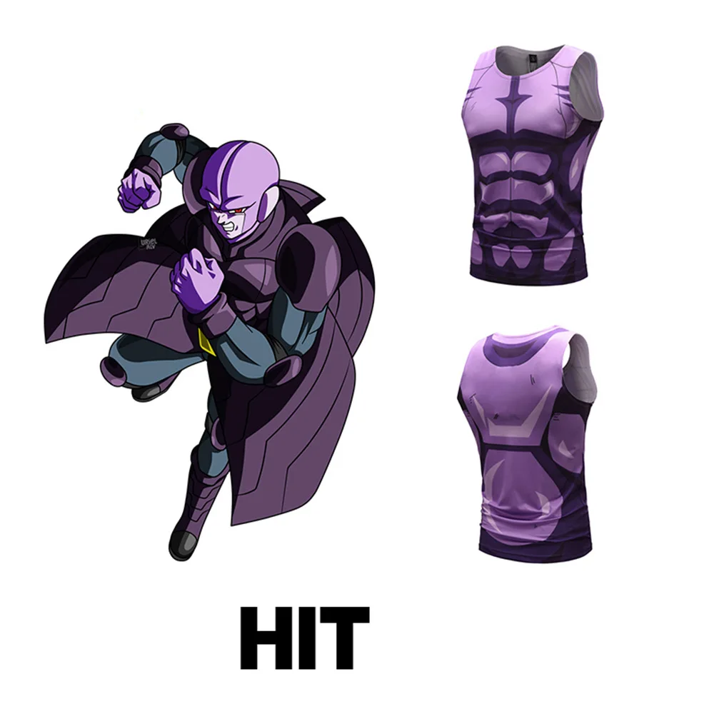 

Dragon Ball Z Shirts Men's Fitness Clothing Compression Shirt Male 3D Vest Tight Fitting Tank Top Bodybuilding Tanktop