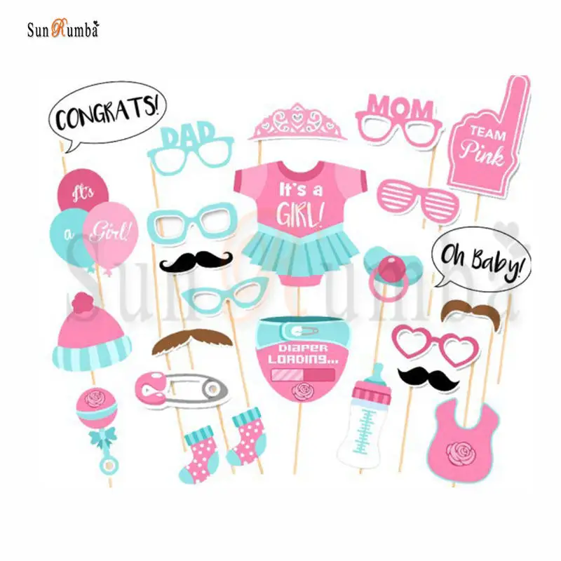 Baby Shower Girl Photo Booth NMUW-207-01