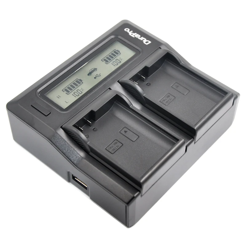 

DuraPro EN-EL15 ENEL15 Dual Double Digital LCD Quick Charger For Nikon D7000 D7100 D7200 D600 D610 D750 D800 D800E Camera