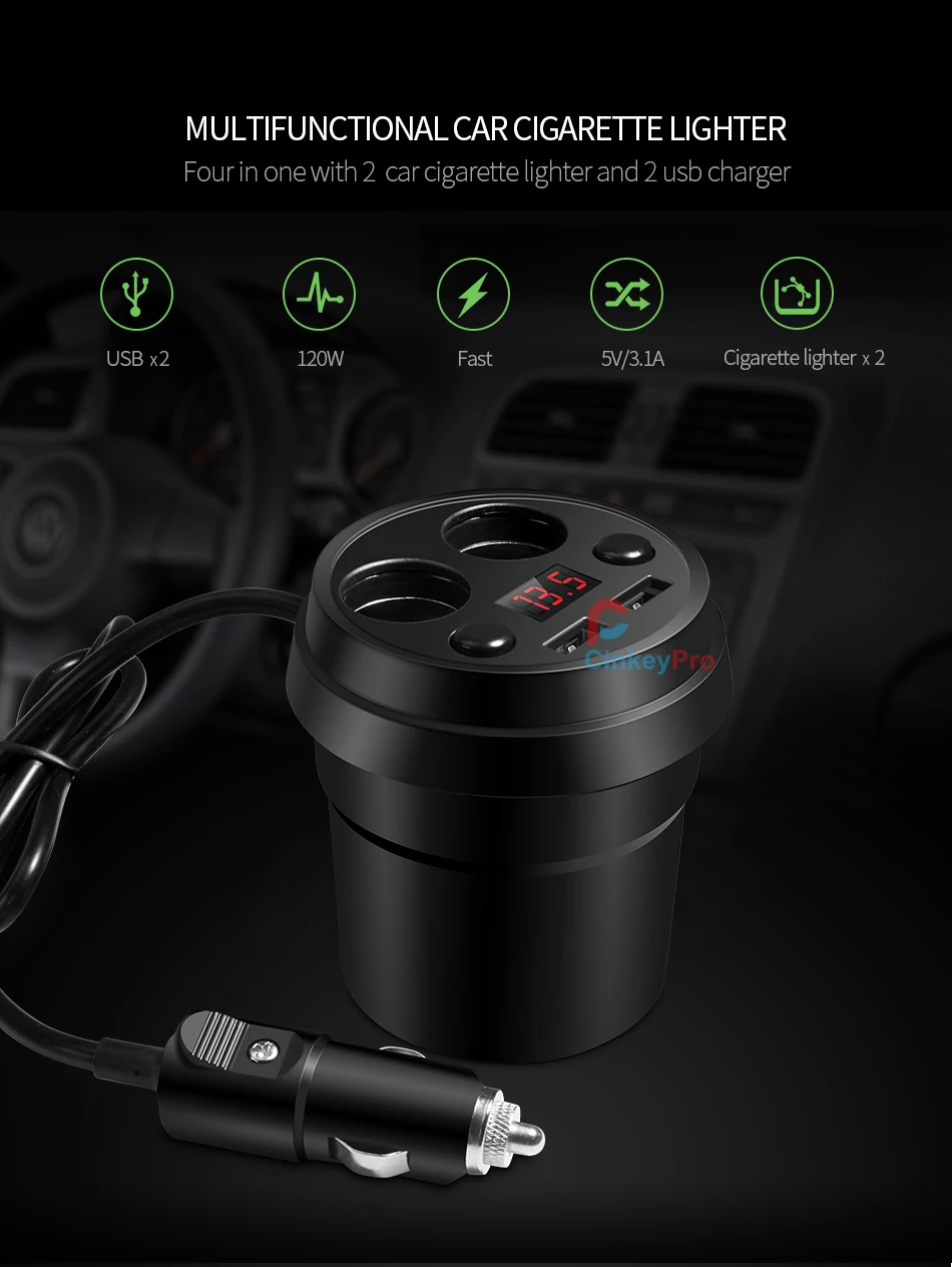 cup car charger 1