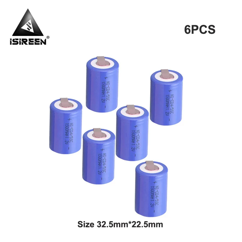 

1500mAh 4/5 SC Ni-CD Cells 1.2V Rechargeable Battery Accumulator Electric Battery Subc Ni CD