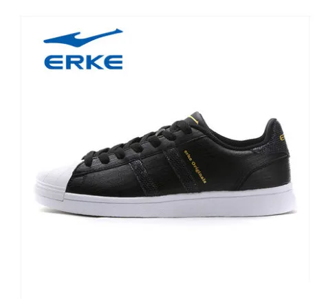 Erke أحذية الرجال 2018 ربيع جديد ارتداء مقاومة أحذية رياضية الاتجاه أحذية تزلج حذاء أبيض