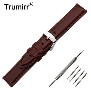 

18mm 20mm First Layer Genuine Leather Watch Band for Timex Weekender Expedition Stainless Steel Buckle Strap Wrist Belt Bracelet