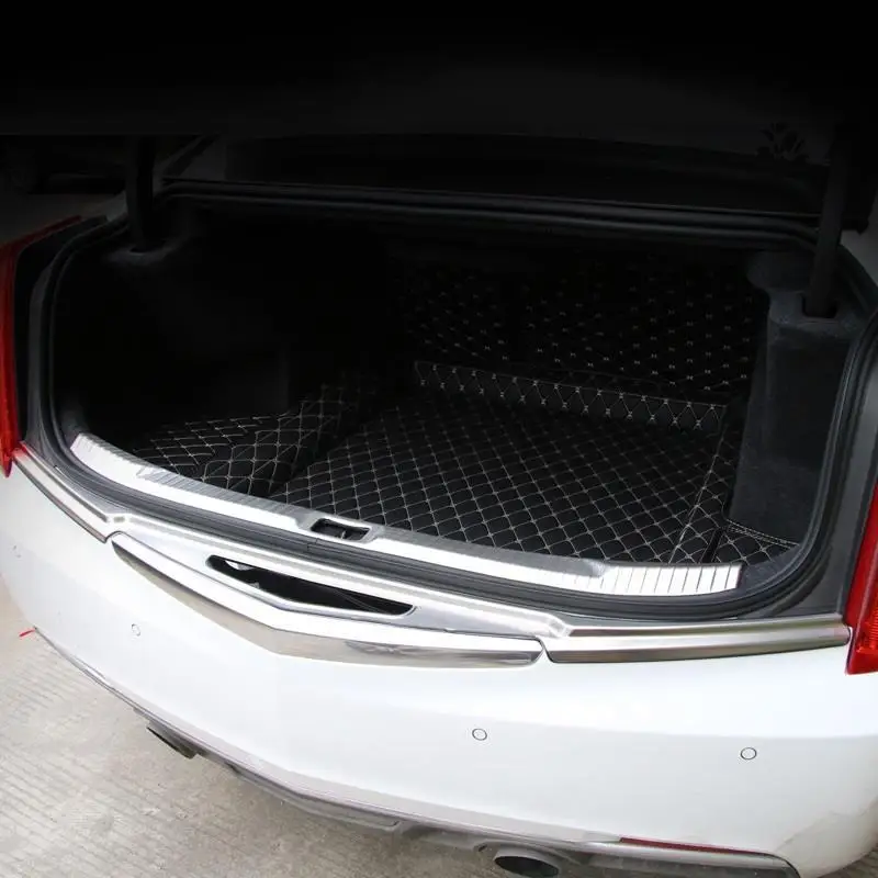 

Rear Panels Foot Pedal Exterior Durable Automobile Auto Automovil Decoration Parts Accessories Sticker Strip 18 FOR Cadillac XT5